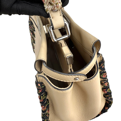 Fendi Peekaboo Mini Handbag Beige
