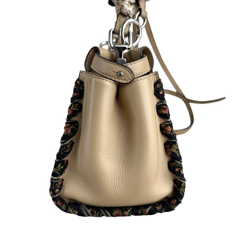 Fendi Peekaboo Mini Handbag Beige