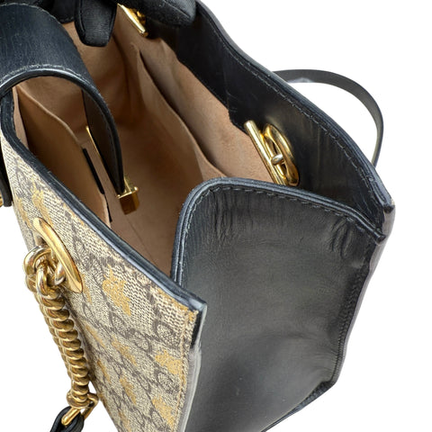 Gucci Padlock Small GG Shoulder Bag Beige