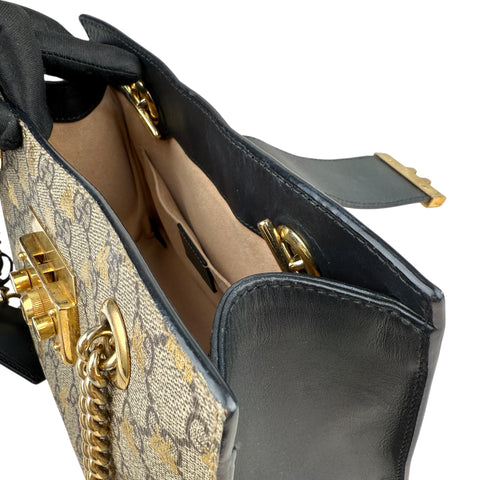 Gucci Padlock Small GG Shoulder Bag Beige