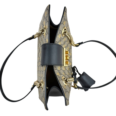 Gucci Padlock Small GG Shoulder Bag Beige