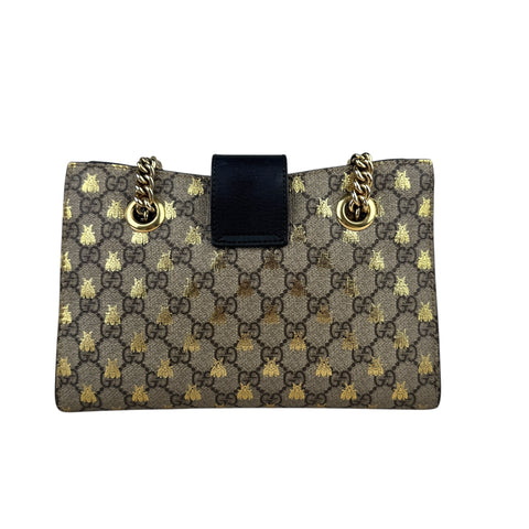 Gucci Padlock Small GG Shoulder Bag Beige