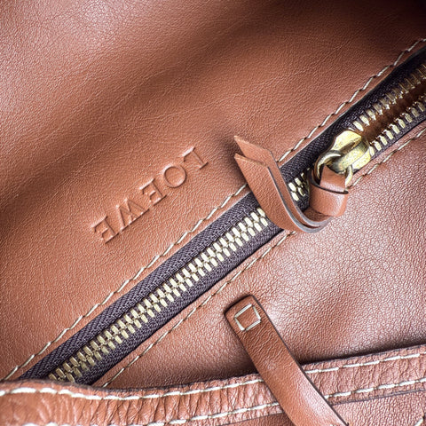 Loewe Brown Leather Shoulder Bag