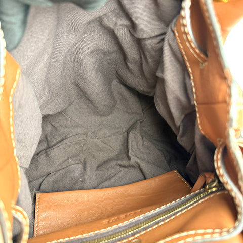 Loewe Brown Leather Shoulder Bag