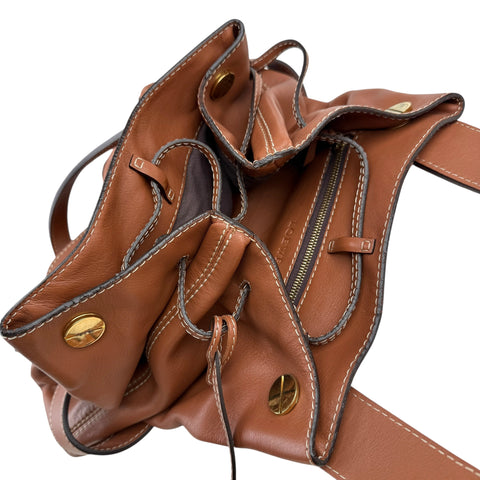 Loewe Brown Leather Shoulder Bag