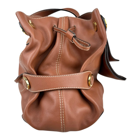 Loewe Brown Leather Shoulder Bag