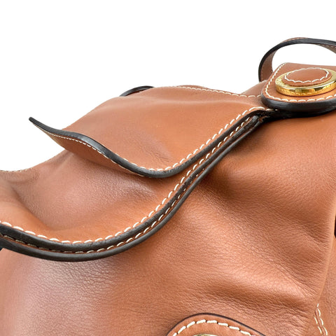 Loewe Brown Leather Shoulder Bag
