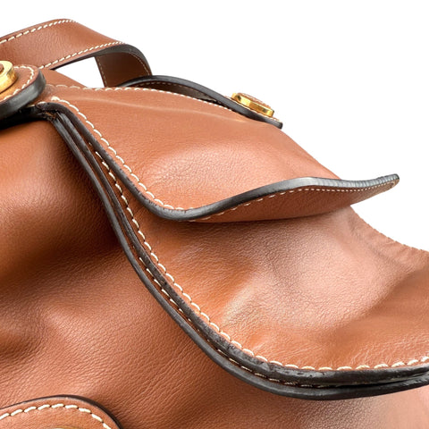 Loewe Brown Leather Shoulder Bag