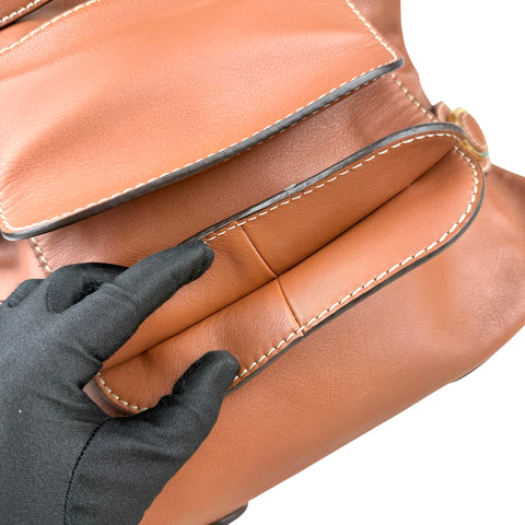 Loewe Brown Leather Shoulder Bag