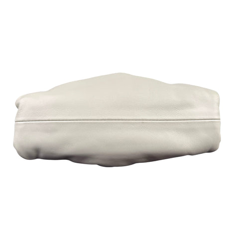 Bottega Veneta Mini The Pouch Shoulder Bag in Ivory Leather