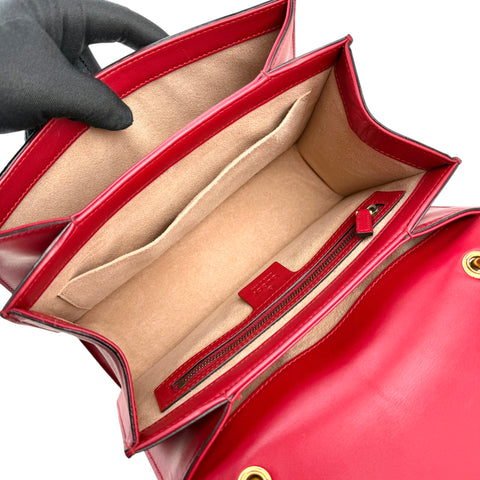 Gucci GG Queen Margaret Leather Top Handle Bag