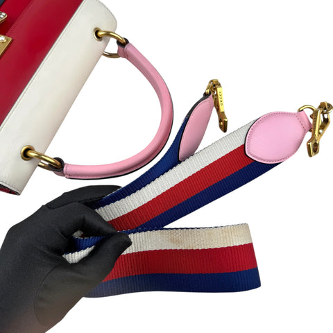 Gucci GG Queen Margaret Leather Top Handle Bag
