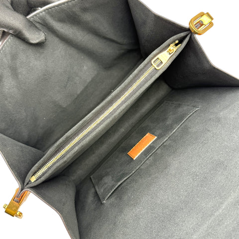 Louis Vuitton LV Dauphine MM Shoulder Bag Monogram Reverse Brown