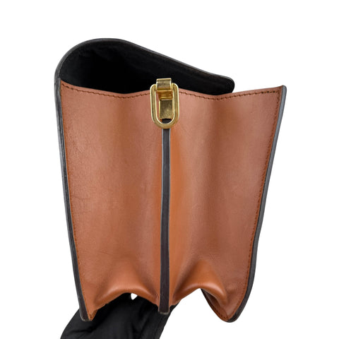 Louis Vuitton LV Dauphine MM Shoulder Bag Monogram Reverse Brown