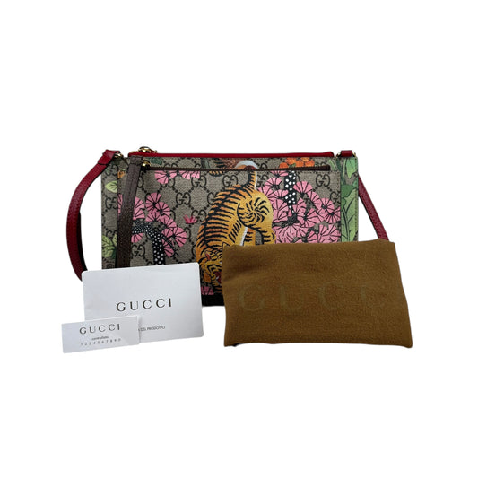 Gucci GG Supreme Bengal Blooms Crossbody Bag