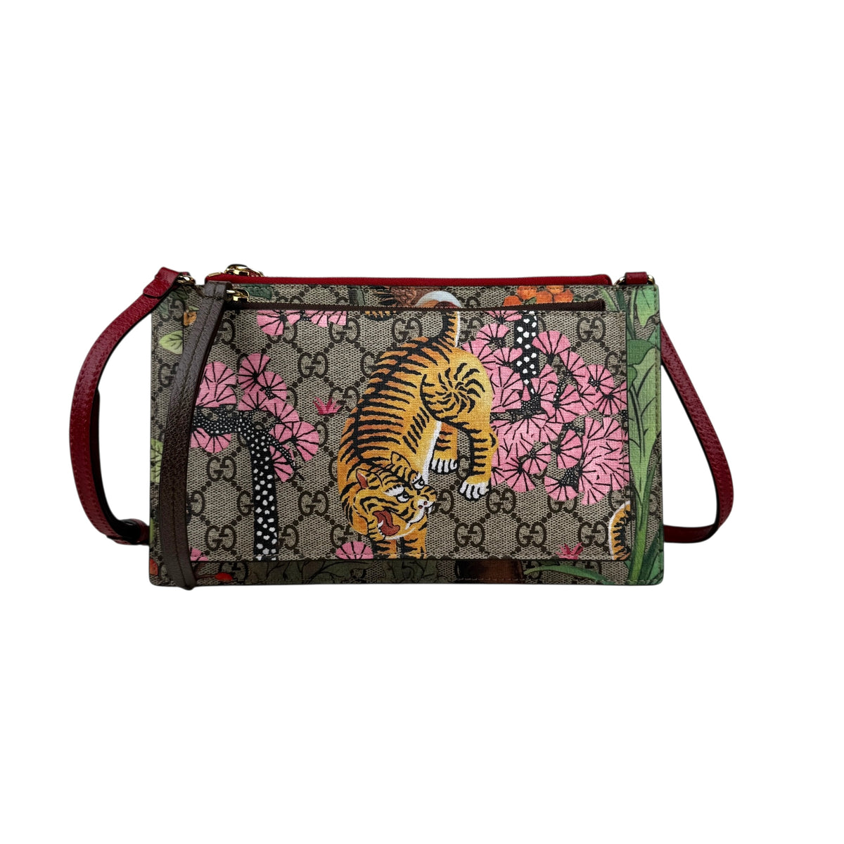 Gucci GG Supreme Bengal Blooms Crossbody Bag