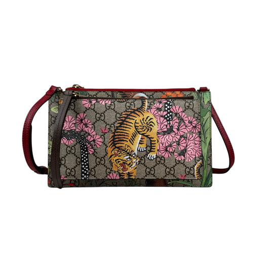 Gucci GG Supreme Bengal Blooms Crossbody Bag