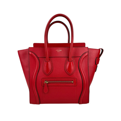 Celine Luggage Micro Leather