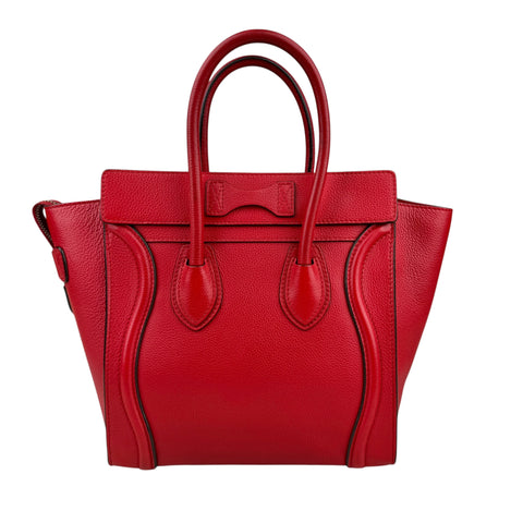 Celine Luggage Micro Leather