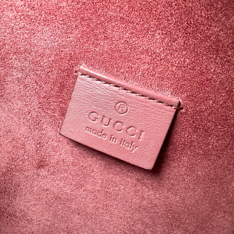 Gucci Dionysus Beige/Maroon GG Supreme Blooms Canvas and Suede Shoulder Bag