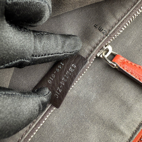 Fendi Navy Blue Tri-Color Grained Calfskin Leather By the Way Bag