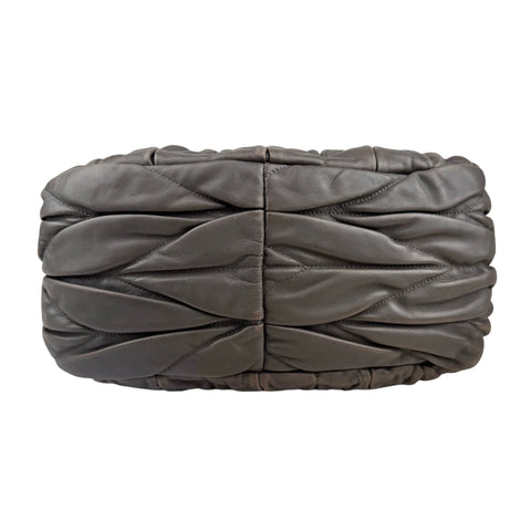 Miu Miu Argilla Matelasse Tote Bag