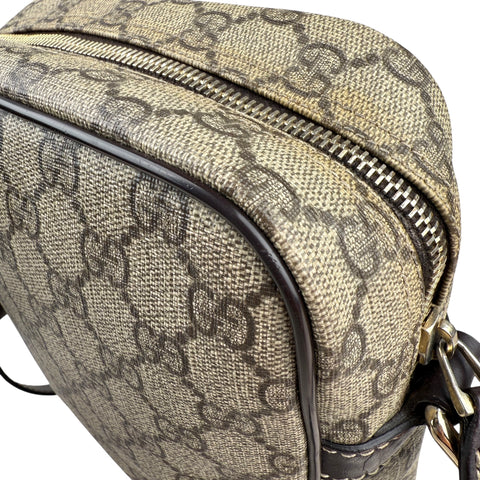 Gucci Beige Ebony GG Coated Canvas Small Cross Body Shoulder Bag