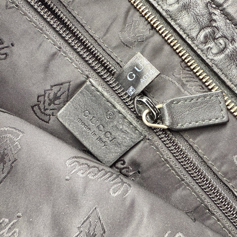 Gucci Guccissima Shoulder Bag Black