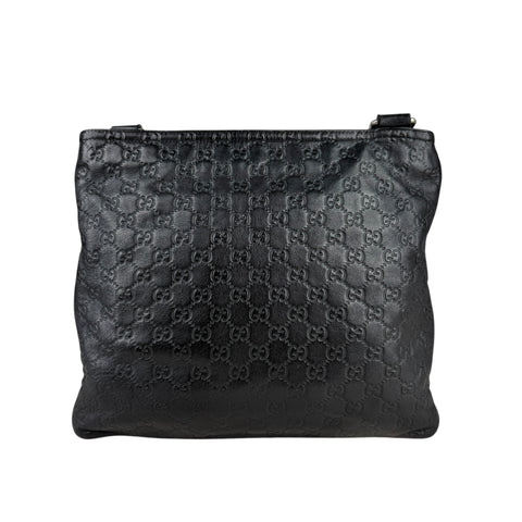 Gucci Guccissima Shoulder Bag Black