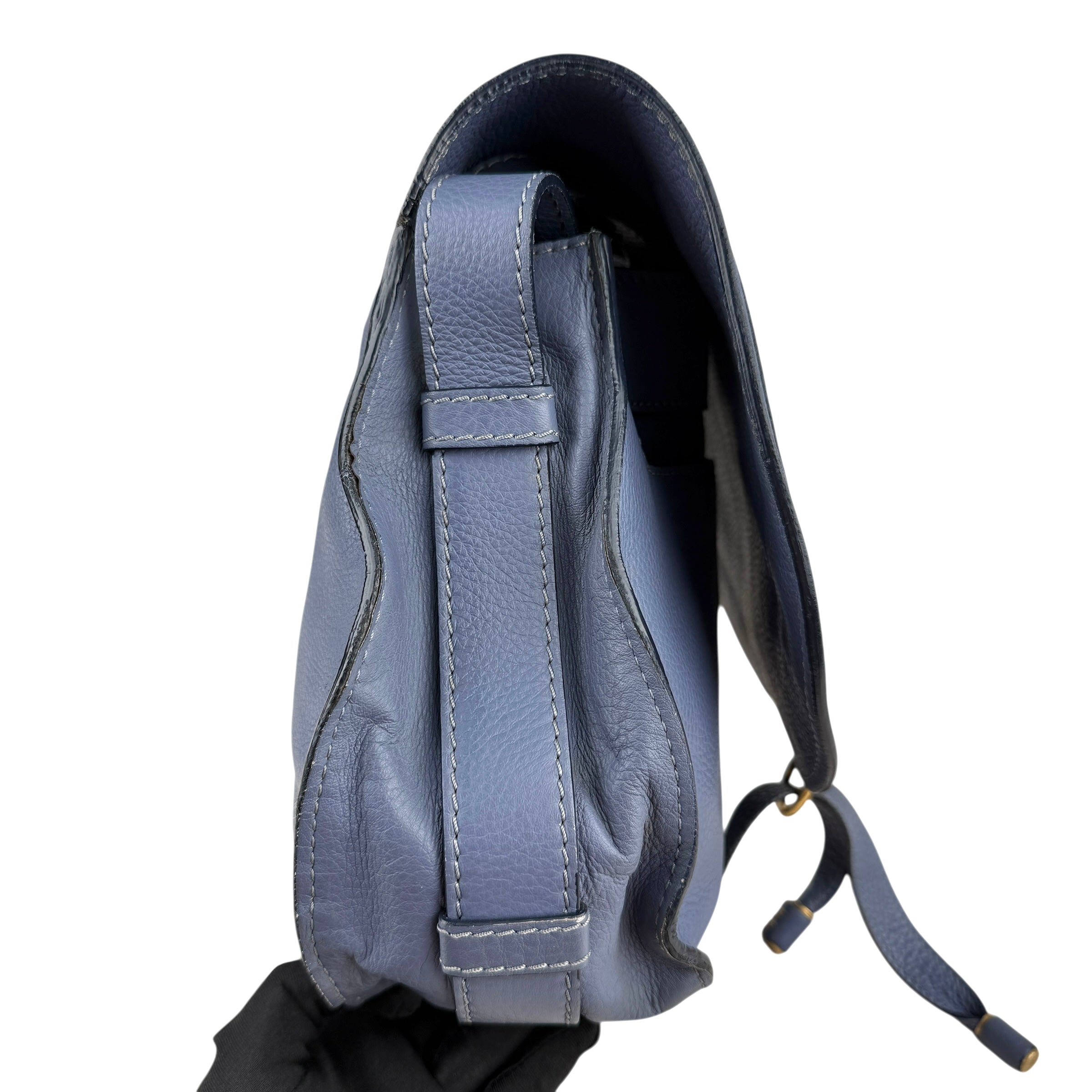 Pre-owned chloe-marcie-leather-crossbody-bag