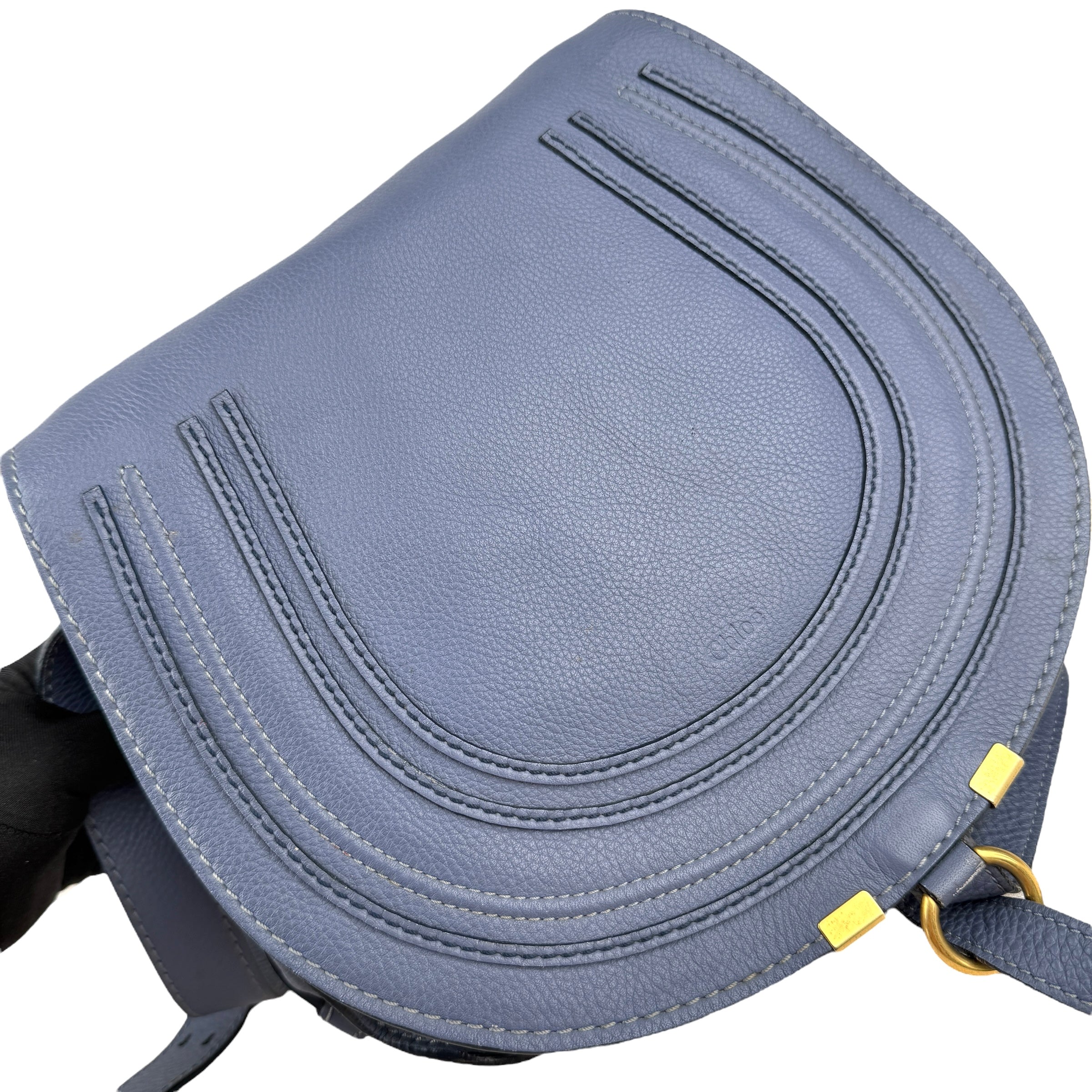 Pre-owned chloe-marcie-leather-crossbody-bag