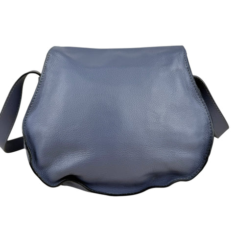 Pre-owned chloe-marcie-leather-crossbody-bag back view