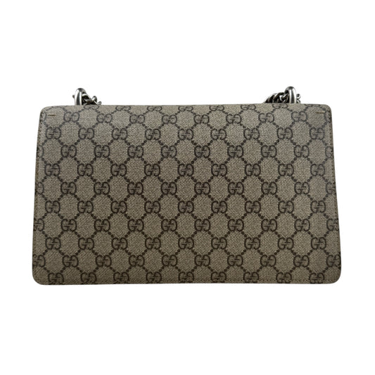 Gucci GG Supreme Monogram Willow Hill Embroidered Dionysus Shoulder Bag Emerald