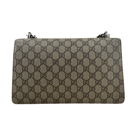 Gucci GG Supreme Monogram Willow Hill Embroidered Dionysus Shoulder Bag Emerald