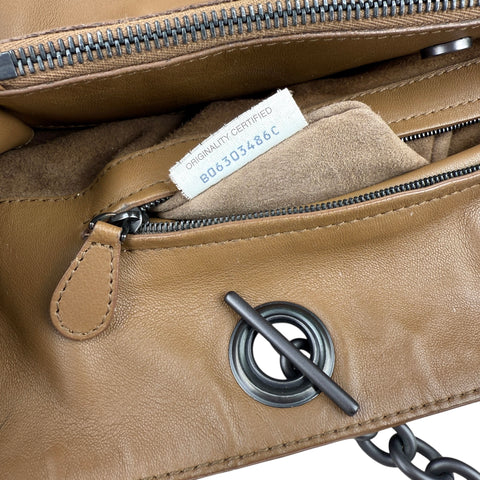 Bottega Veneta Medium Nappa Intrecciato Double Chain Tote