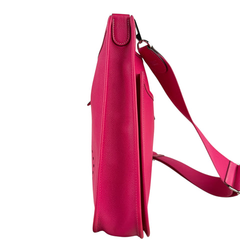 Hermes Evelyne Rose Tyrien Epsom Leather Bag