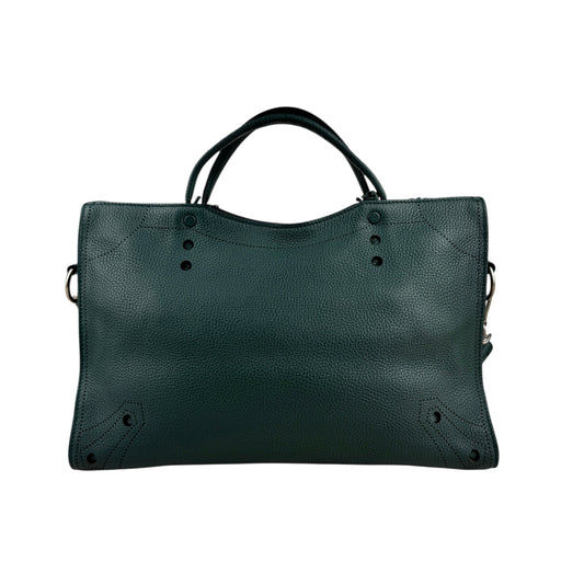 Balenciaga Leather Blackout City Bag