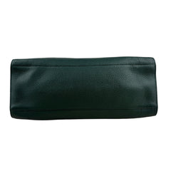 Pre-owned balenciaga-city-leather-blackout-front-view