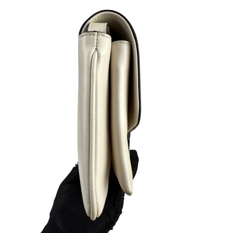 Gucci White Arli Leather Crossbody Bag