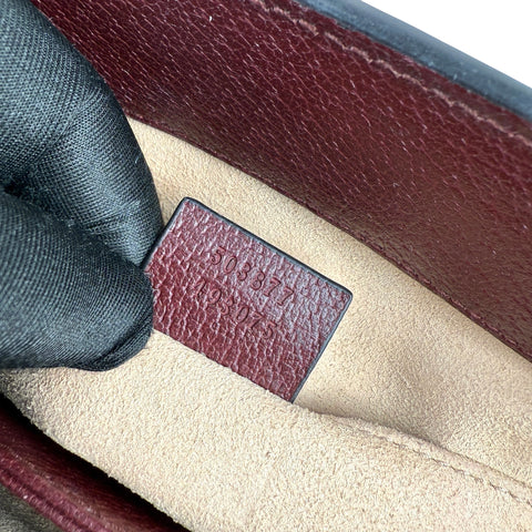 Gucci Ophidia Shoulder Bag Leather Burgundy