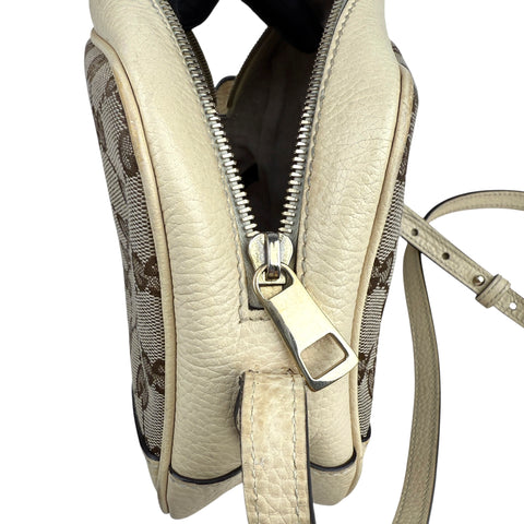 Gucci GG Canvas Bree Crossbody Beige