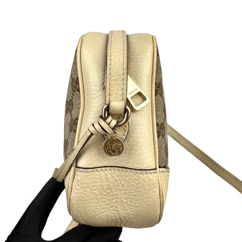 Gucci GG Canvas Bree Crossbody Beige