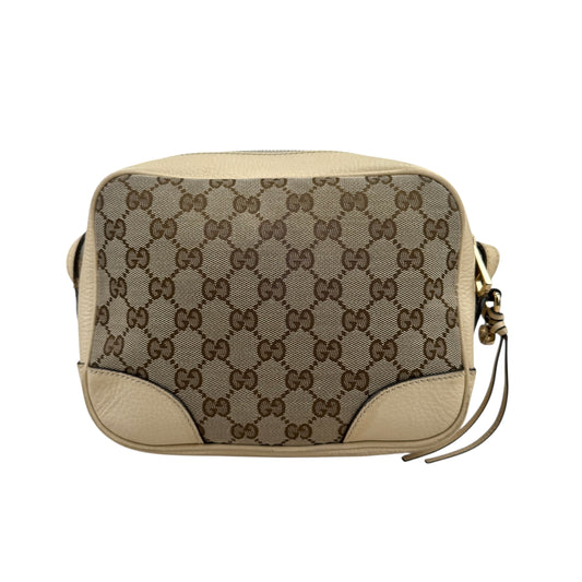 Gucci GG Canvas Bree Crossbody Beige