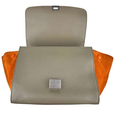 Celine Tricolor Trapeze Bag Leather handbag