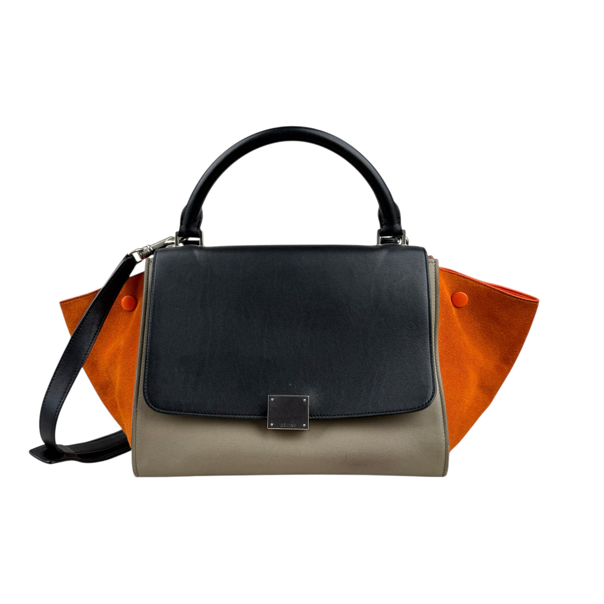 Celine Tricolor Trapeze Bag Leather handbag