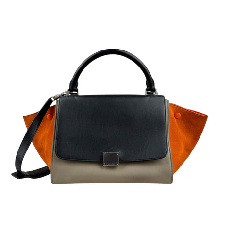 Celine Tricolor Trapeze Bag Leather handbag