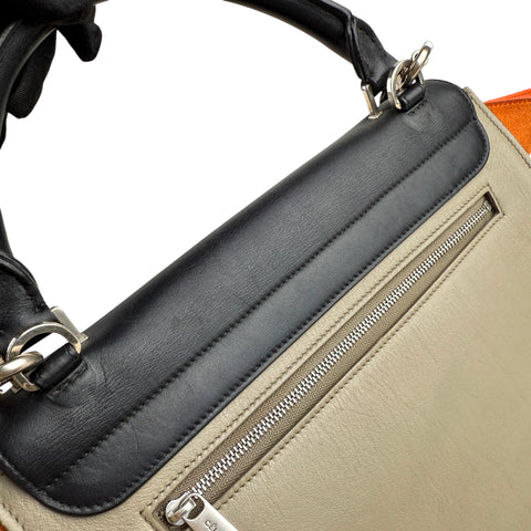 Celine Tricolor Trapeze Bag Leather handbag