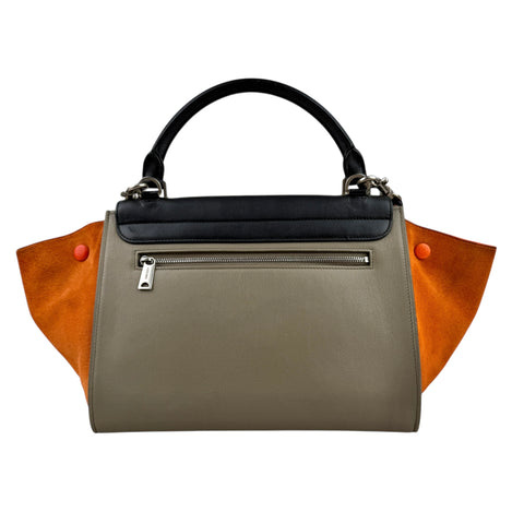 Celine Tricolor Trapeze Bag Leather handbag
