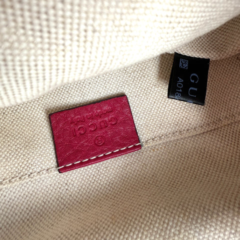 Gucci bamboo handle drawstring backpack