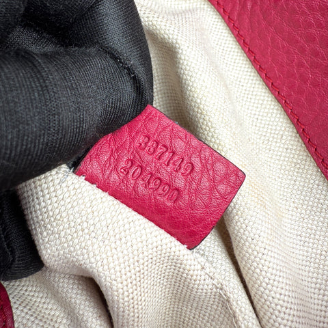 Gucci bamboo handle drawstring backpack